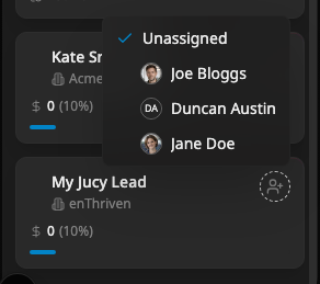 Assign leads to specific users walkthrough